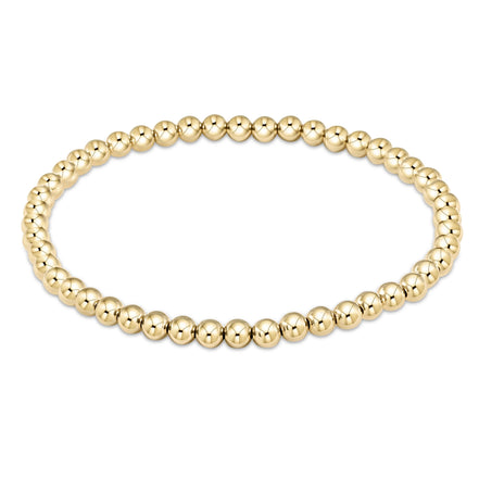 Classic Gold 4mm Bead Bracelet ~ Anne