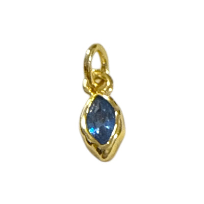 Birthstone Charm ~ Gold Charm | Gemstone