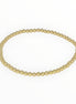 Classic Gold 3mm Bead Bracelet ~ Denise