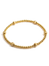 Gold Rigata Singola 4mm Bead Bracelet ~ Isla
