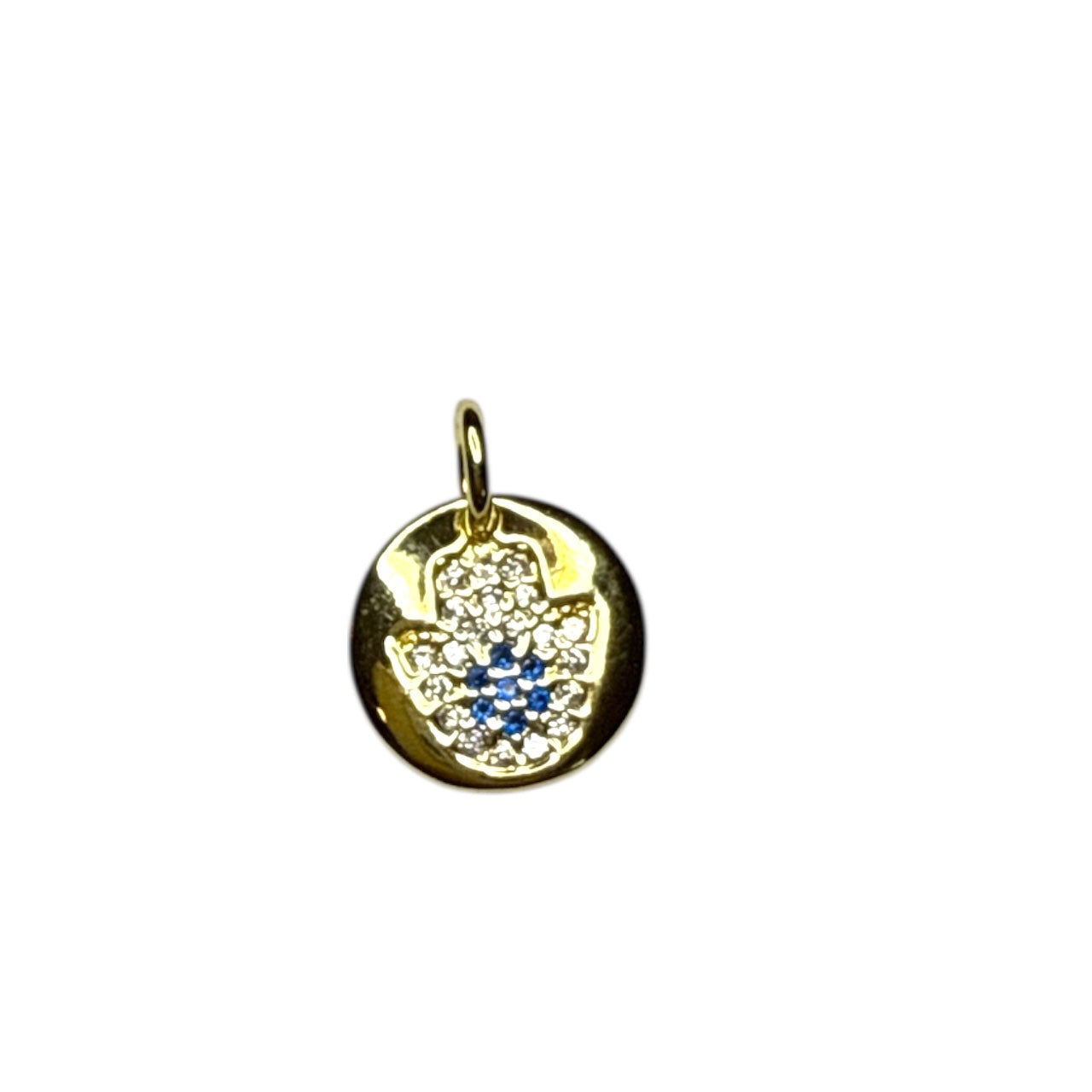 Hasma Hand Charm ~ Gold Charm | CZ Stones