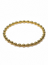 Classic Gold Alternating Pattern 4mm Bead Bracelet ~ Maria