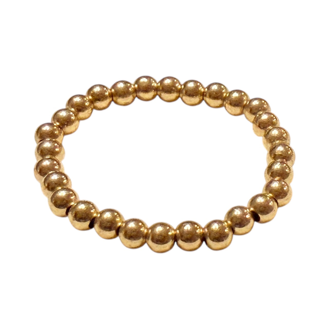 Aurora Ring ~ Gold 2.5mm Beaded Ring