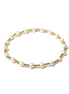 Gold with Perla 4.5 mm Tripla Pattern Bead Bracelet ~ Susan