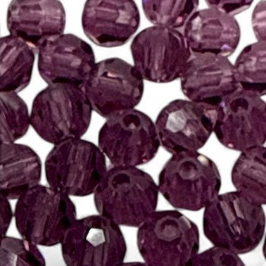 Swarovski Crystal Bar Style Ring ~ Sterling Silver 2.5mm | Crystal 3mm Beaded Ring