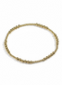 Classic Gold Fila Piccola Alternating Pattern 3mm Bead Bracelet ~ Irene