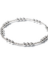 Classic Silver Tripla Pattern 4mm Bead Bracelet ~ Luci