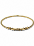 Classic Gold Fila Grande 4mm Bead Bracelet ~ Rose