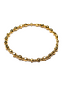 Gold Ogni Altra Pepita 4mm Bead Bracelet ~ Francesca