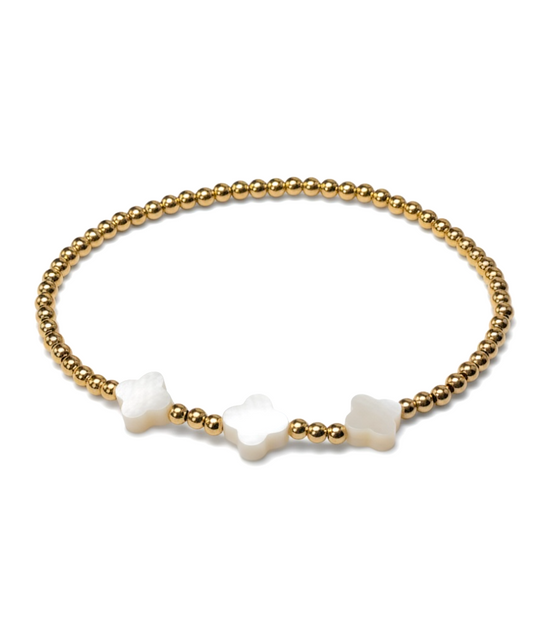 Gold clover Perla trio