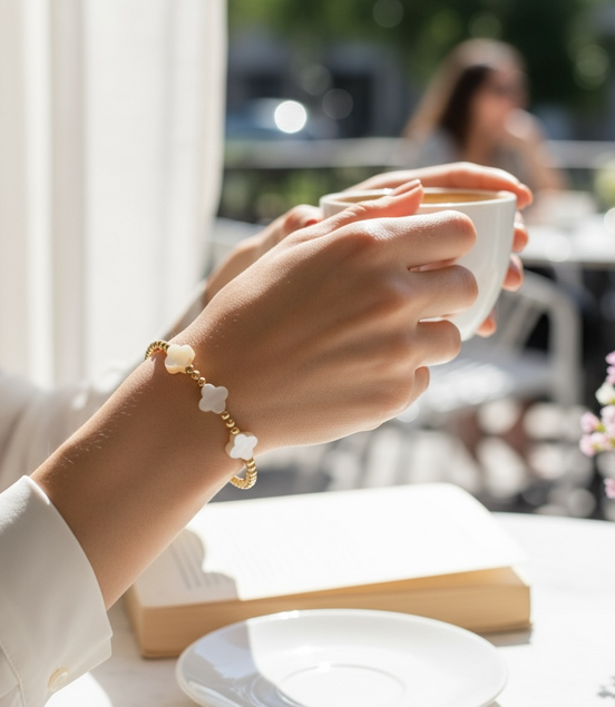 Gold clover Perla trio