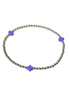 Silver Purple Crocifissa
