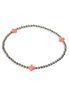 Silver Pink Crocifissa