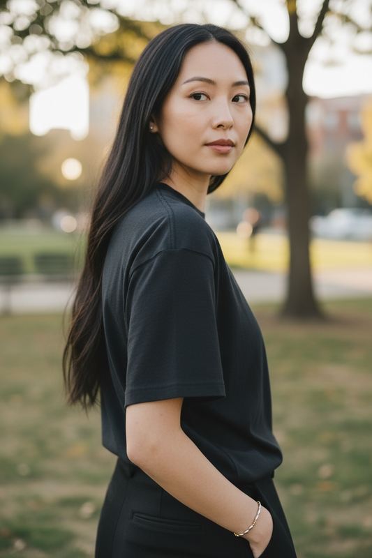 Kimberly ~ Two Tone Sterling Silver 7mm | Gold 2.5mm Triple Pattern Bead Bracelet