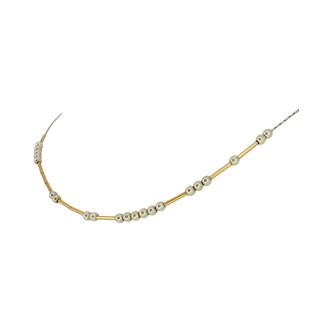 Morse Code Necklace ~ Two Tone