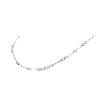 Morse Code Necklace ~ Sterling Silver