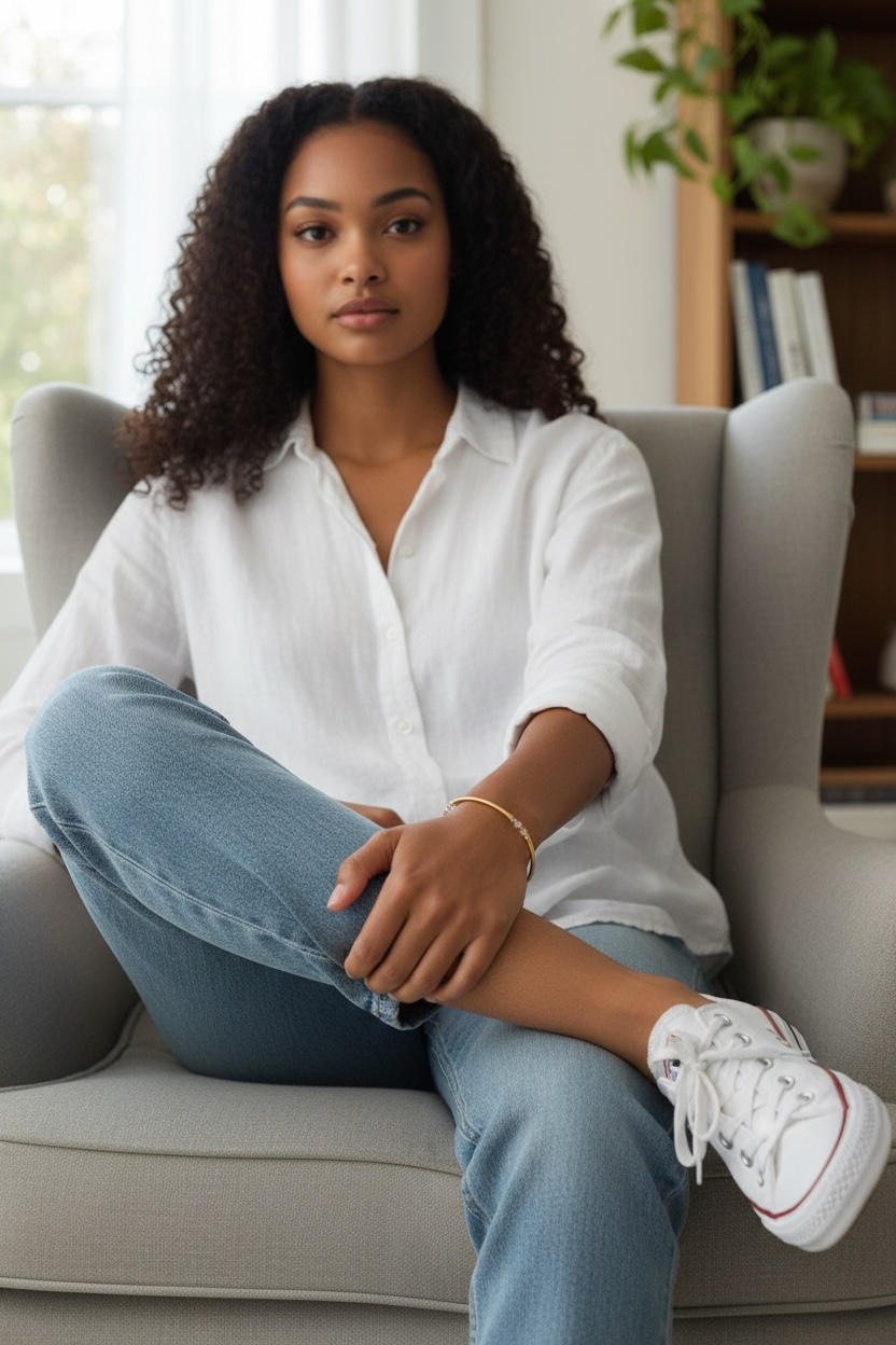 Birthstone ~ Swarovski Crystal 3mm | 2mm Gold Bangle Beaded Bracelet